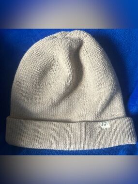 Madewell Beige Ribbed Knit Beanie